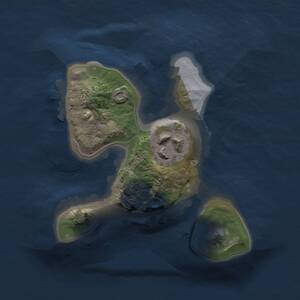 Thumbnail Rust Map: Procedural Map, Size: 1500, Seed: 991661927, 2 Monuments