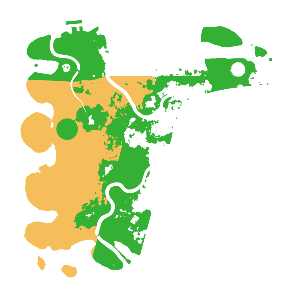 Biome Rust Map: Procedural Map, Size: 3750, Seed: 442702501