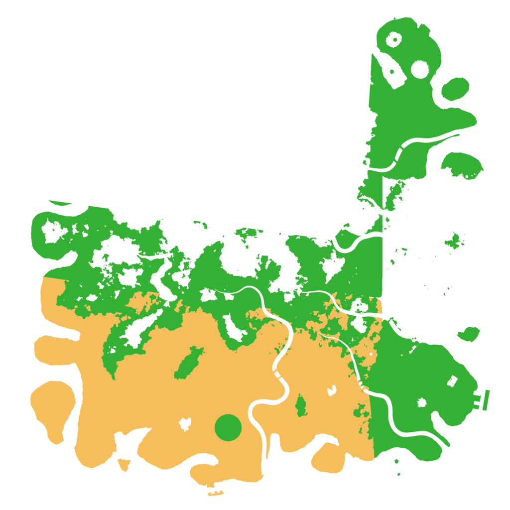 Biome Rust Map: Procedural Map, Size: 5000, Seed: 1727983748