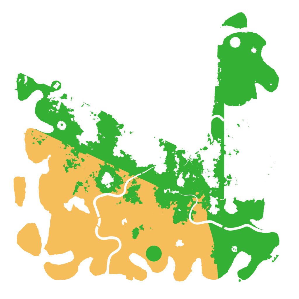 Biome Rust Map: Procedural Map, Size: 5000, Seed: 77677