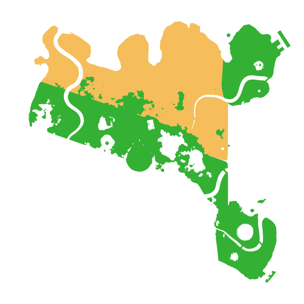 Biome Rust Map: Procedural Map, Size: 3300, Seed: 1182674372