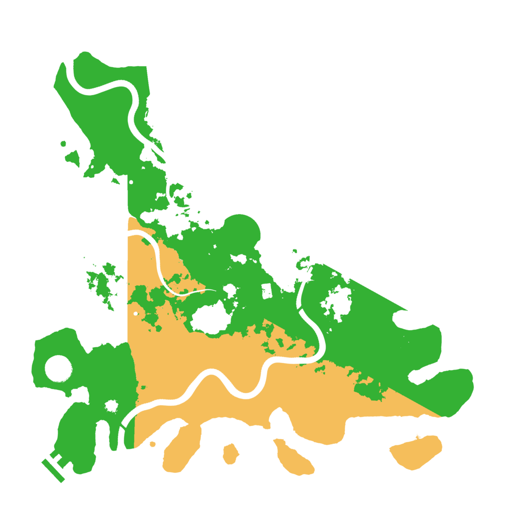 Biome Rust Map: Procedural Map, Size: 3600, Seed: 1495209627
