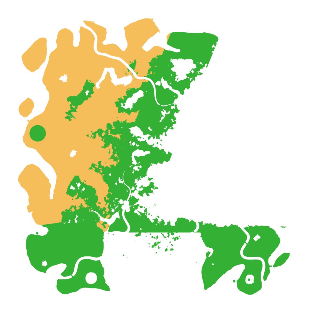 Biome Rust Map: Procedural Map, Size: 5000, Seed: 7826345