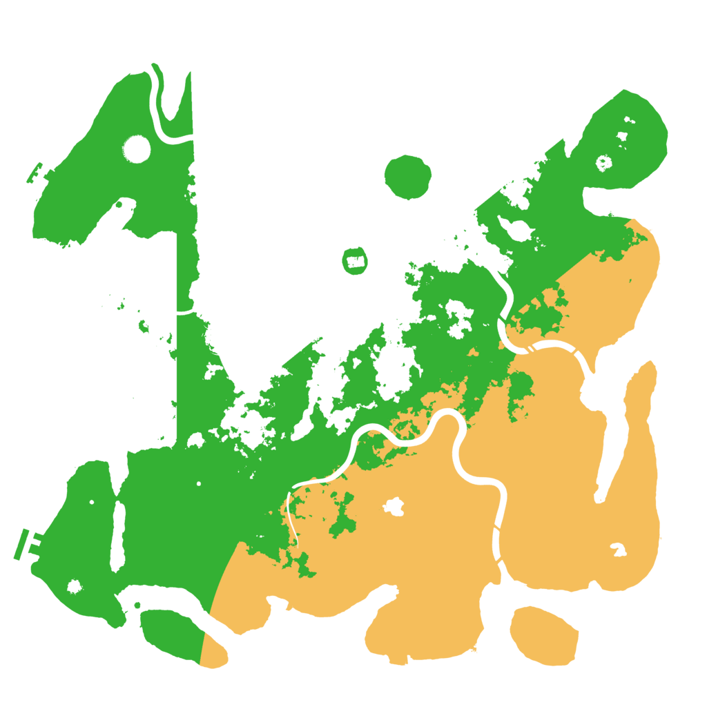 Biome Rust Map: Procedural Map, Size: 4500, Seed: 124720684
