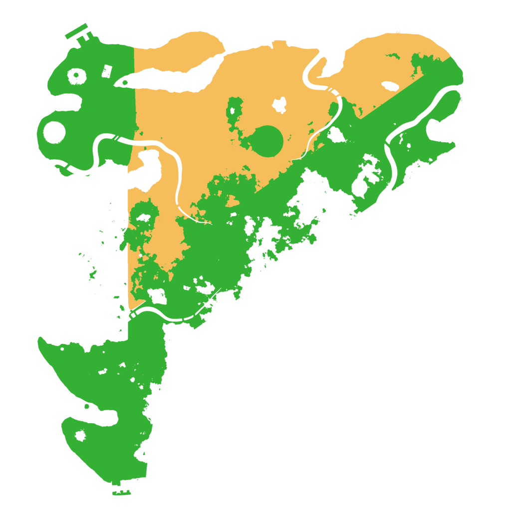 Biome Rust Map: Procedural Map, Size: 4250, Seed: 340552368