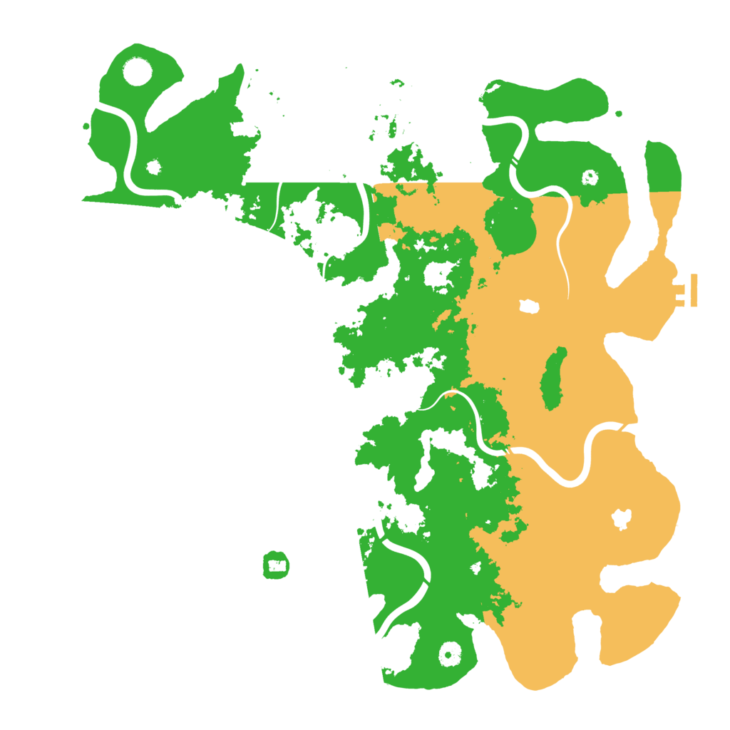 Biome Rust Map: Procedural Map, Size: 4500, Seed: 382038783