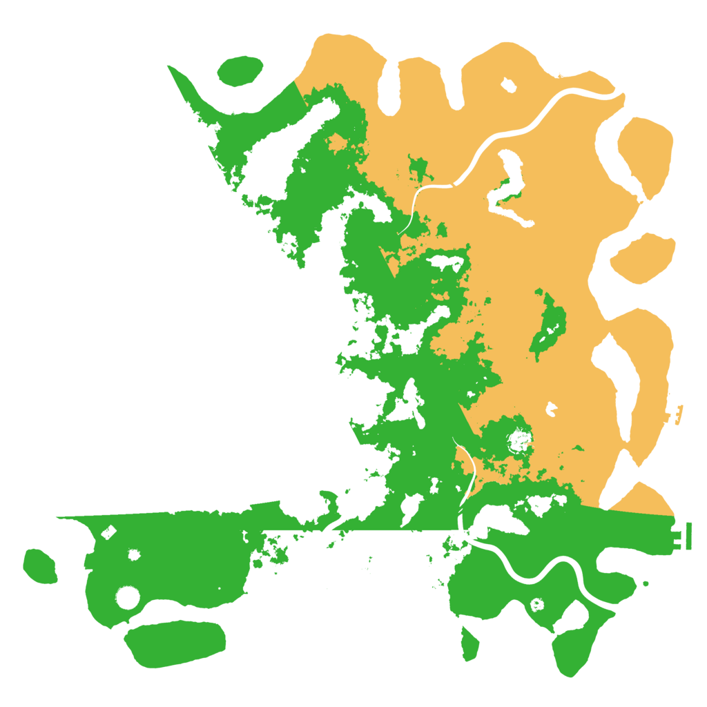 Biome Rust Map: Procedural Map, Size: 5250, Seed: 150612794