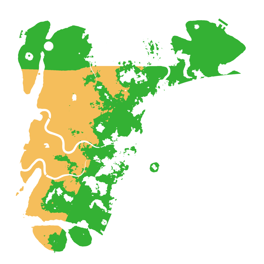 Biome Rust Map: Procedural Map, Size: 5000, Seed: 1536854117