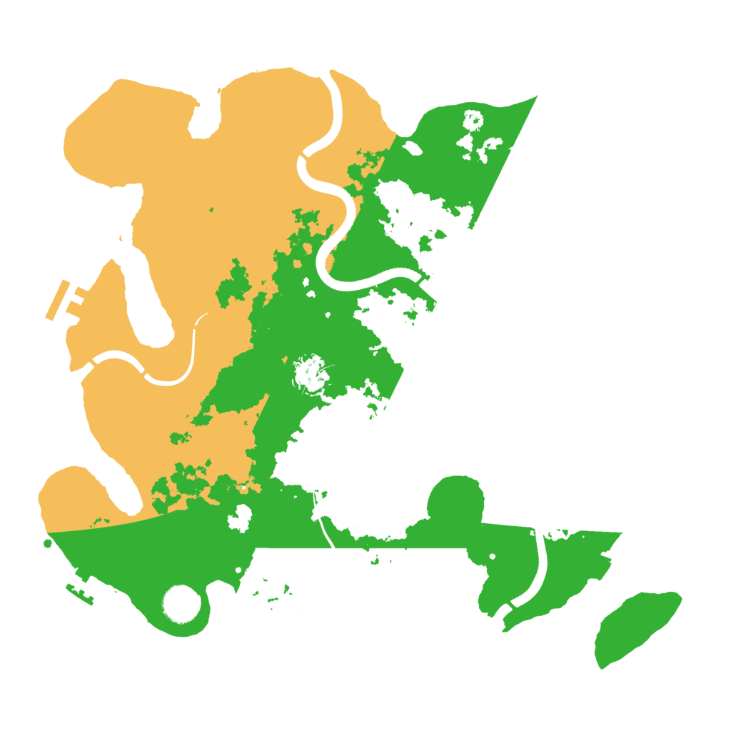 Biome Rust Map: Procedural Map, Size: 3500, Seed: 1697764147
