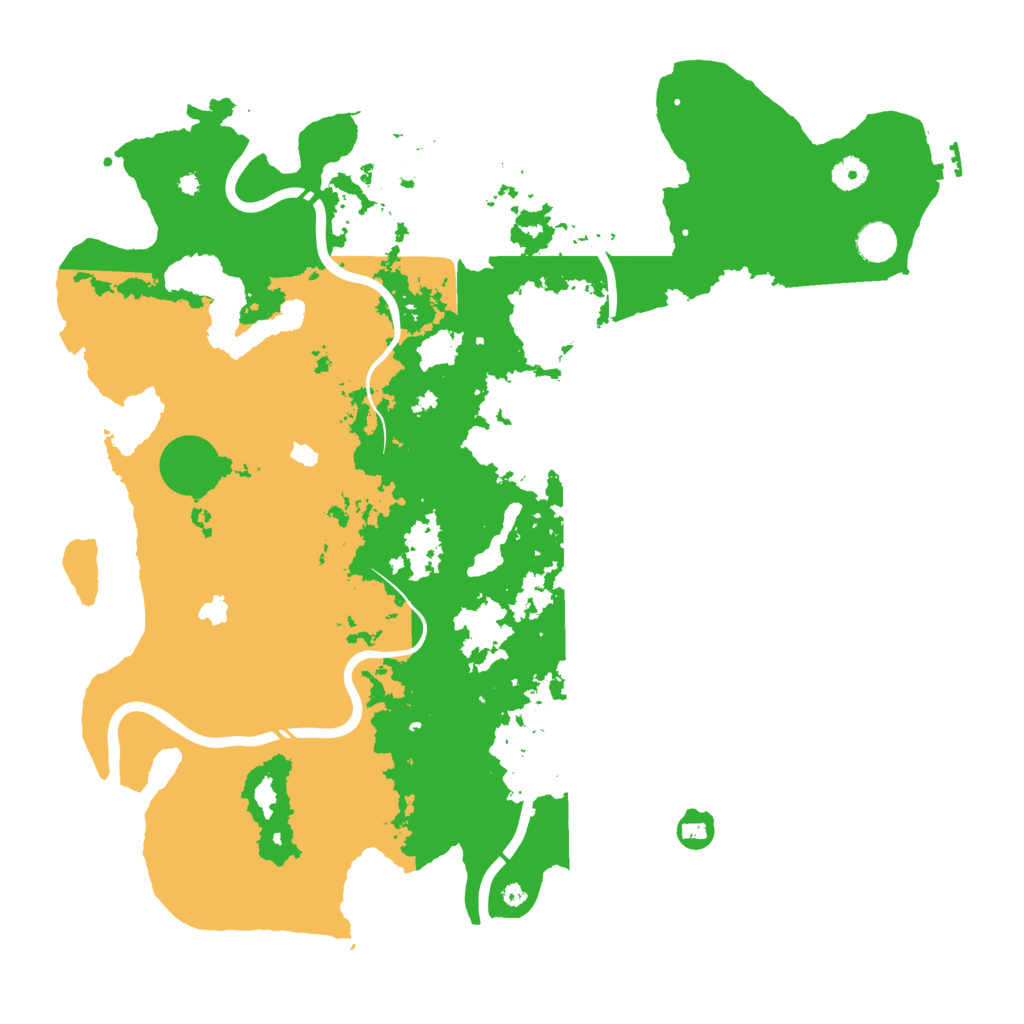 Biome Rust Map: Procedural Map, Size: 4500, Seed: 1245918674