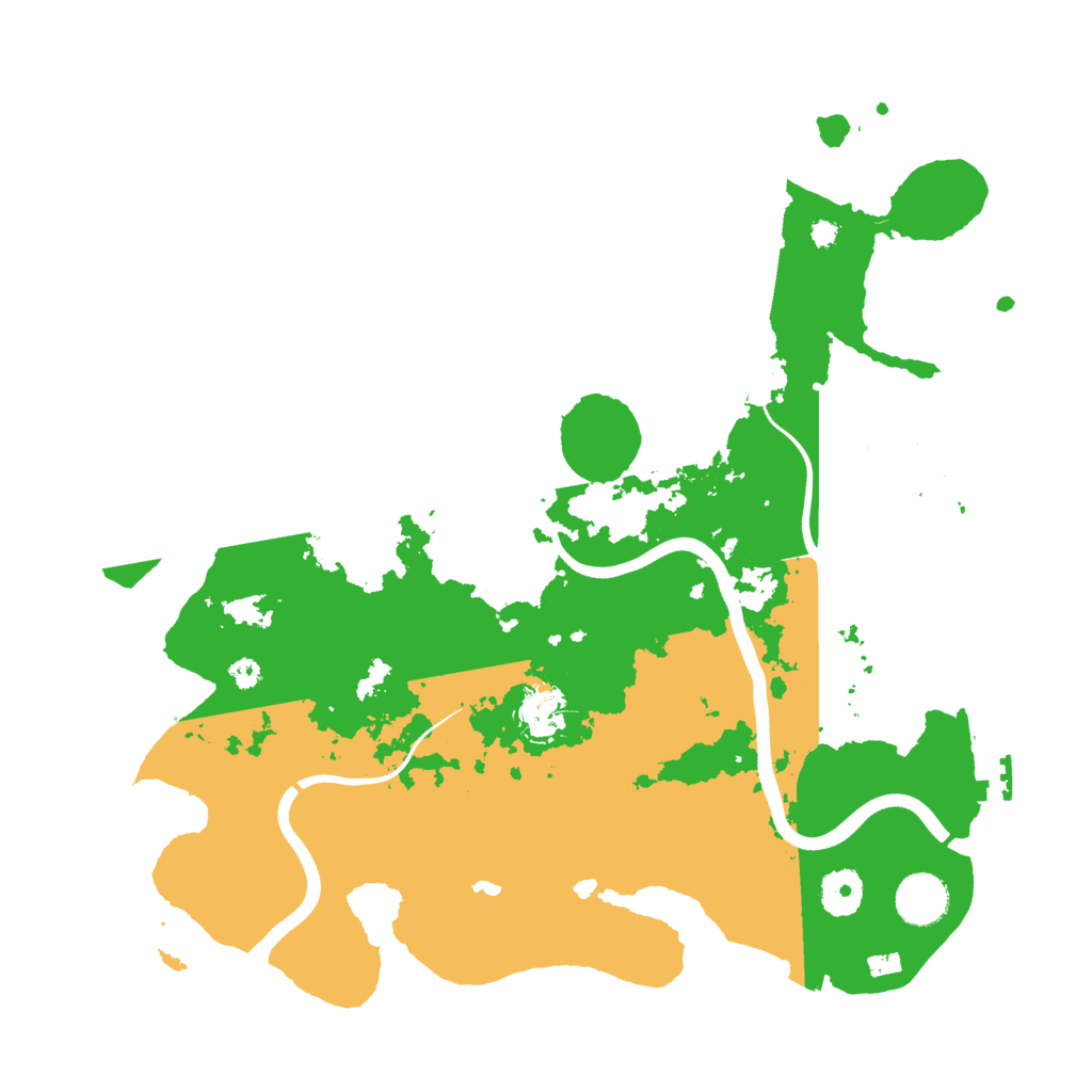 Biome Rust Map: Procedural Map, Size: 3650, Seed: 1688198549