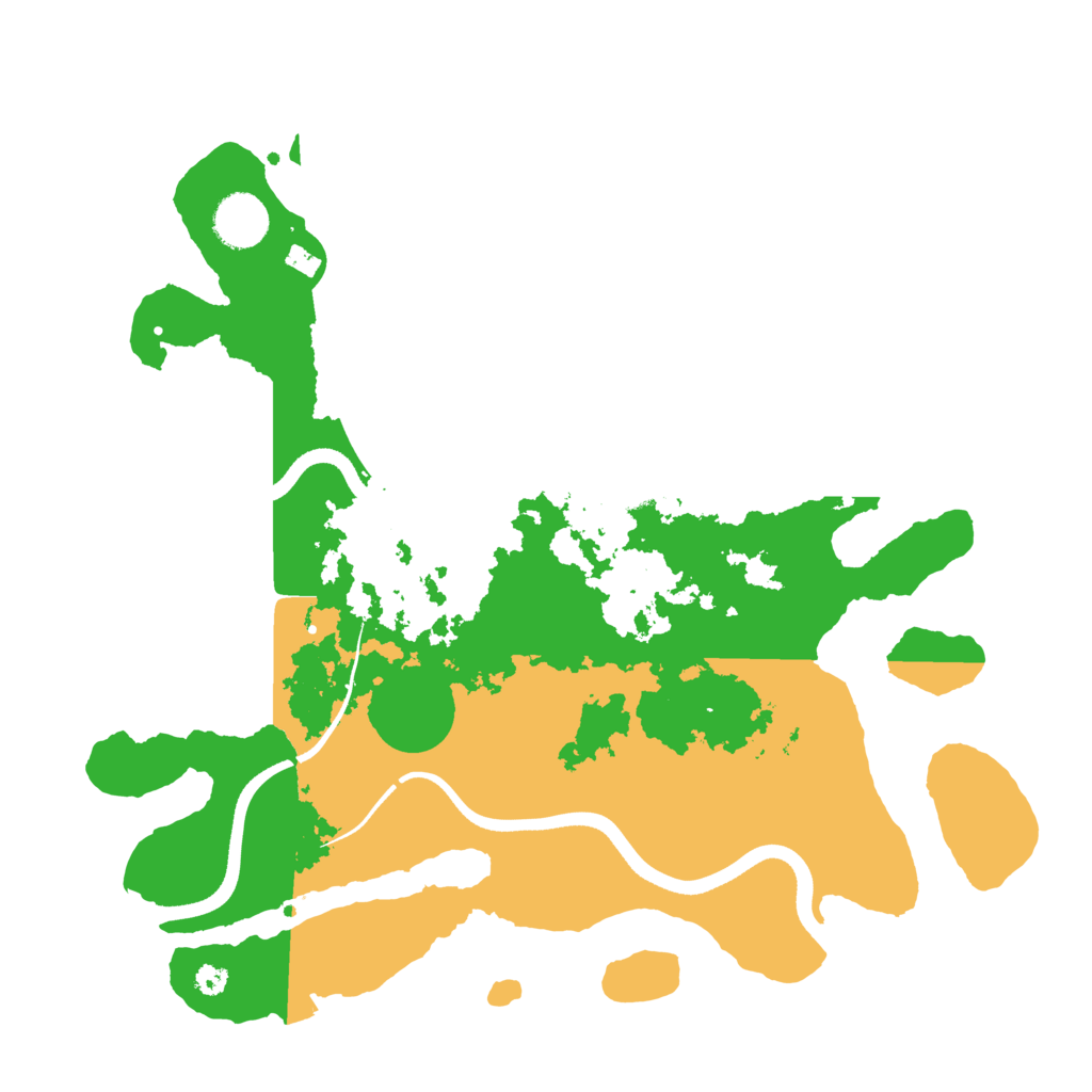 Biome Rust Map: Procedural Map, Size: 3500, Seed: 46004423