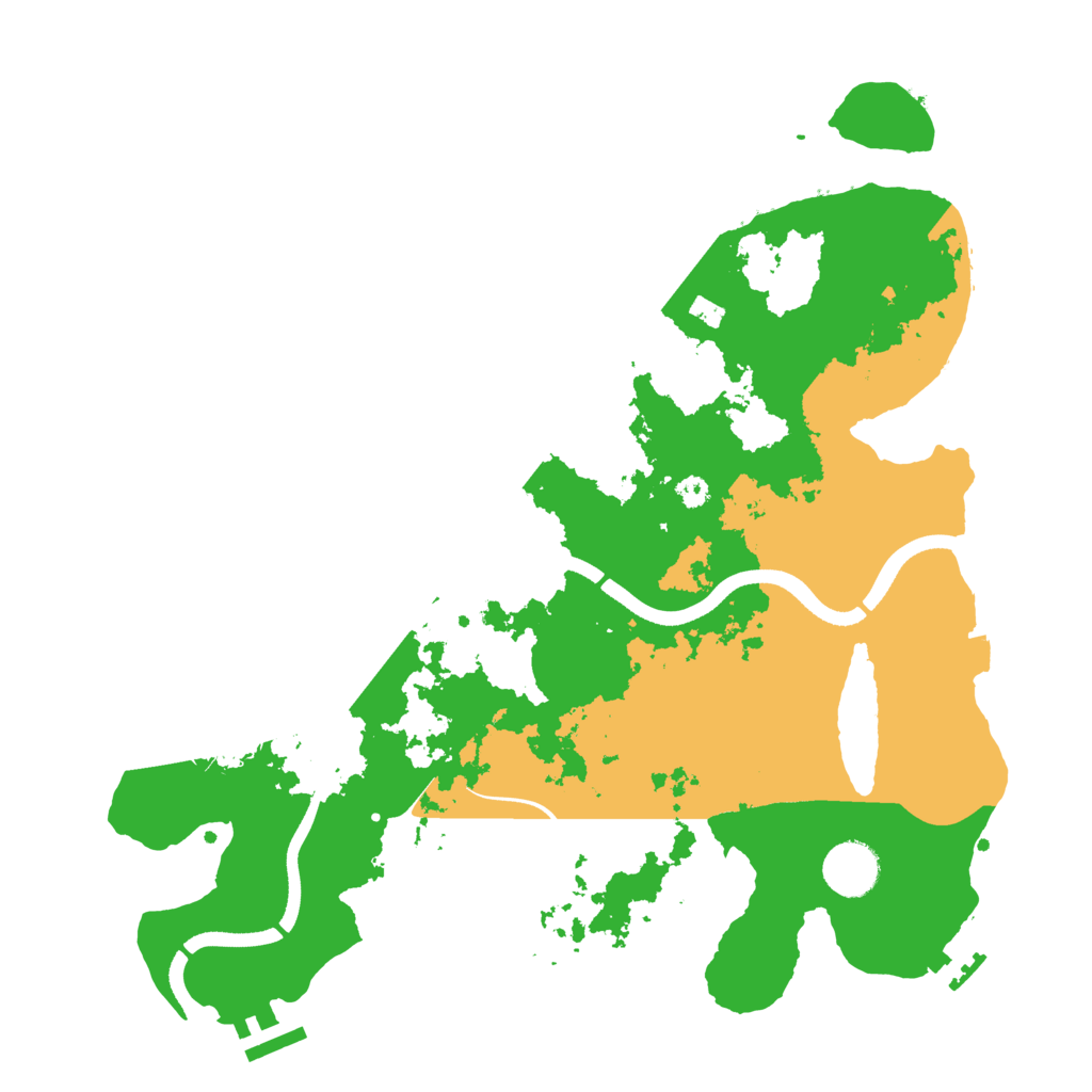Biome Rust Map: Procedural Map, Size: 3500, Seed: 1654458007