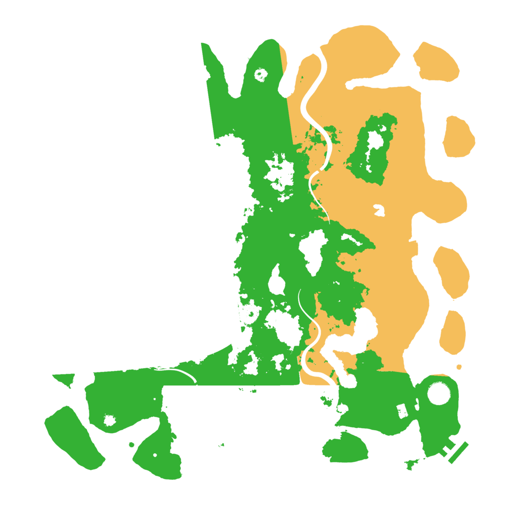 Biome Rust Map: Procedural Map, Size: 4000, Seed: 78724