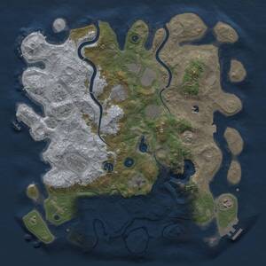 Thumbnail Rust Map: Procedural Map, Size: 4000, Seed: 78724, 15 Monuments