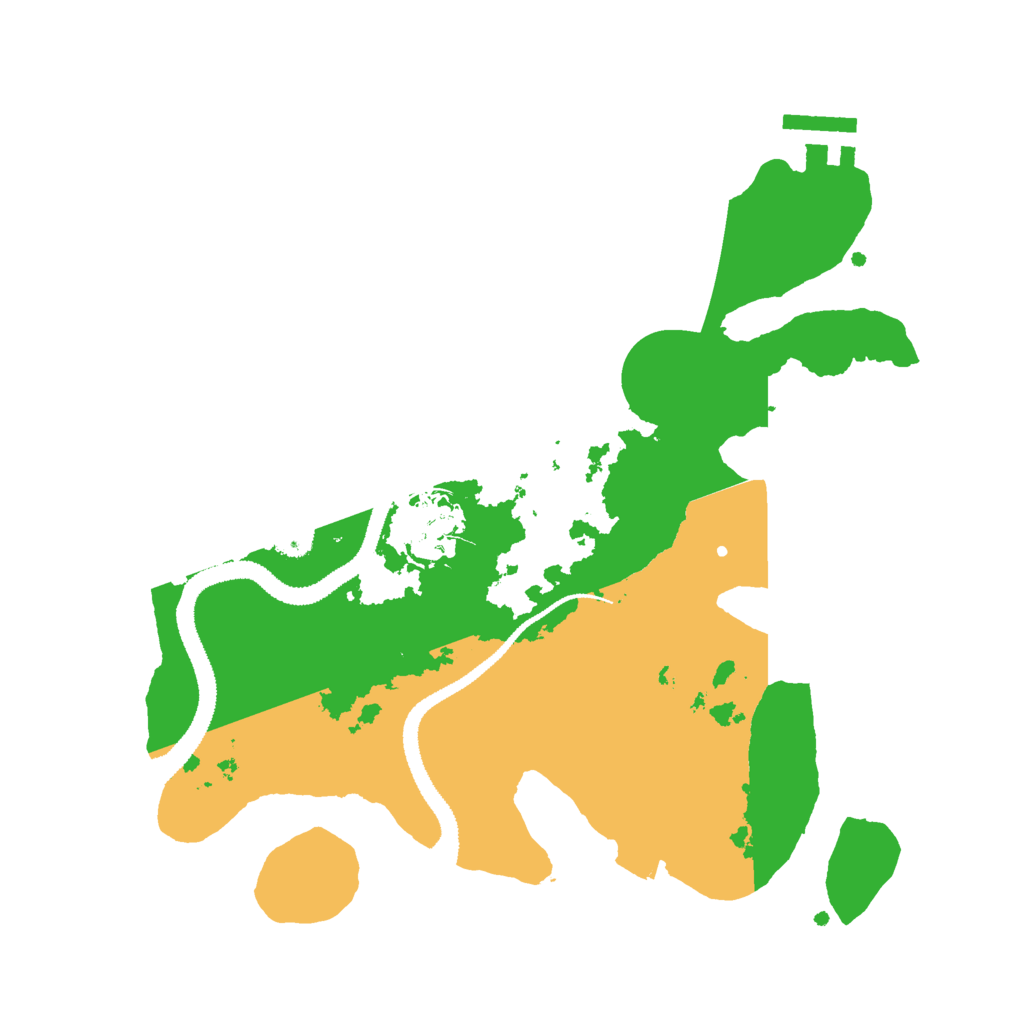 Biome Rust Map: Procedural Map, Size: 2800, Seed: 629214949