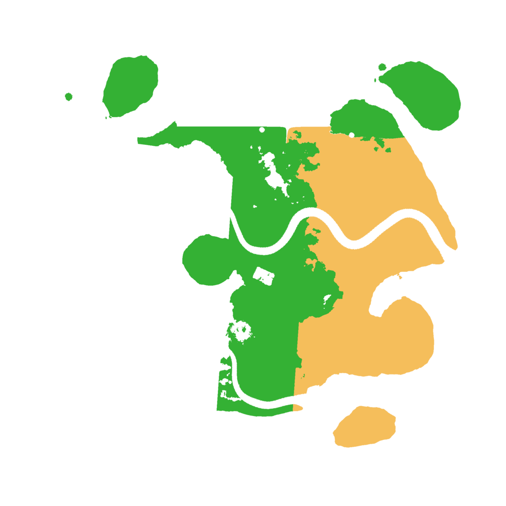 Biome Rust Map: Procedural Map, Size: 2700, Seed: 704993220