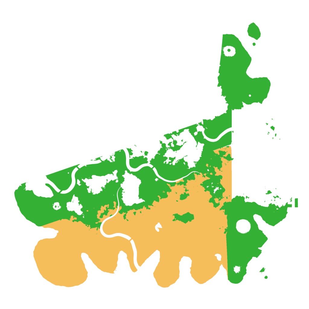 Biome Rust Map: Procedural Map, Size: 4000, Seed: 75674