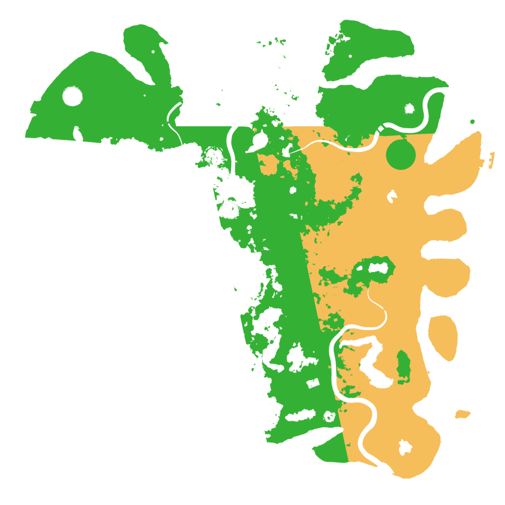 Biome Rust Map: Procedural Map, Size: 4500, Seed: 21139666