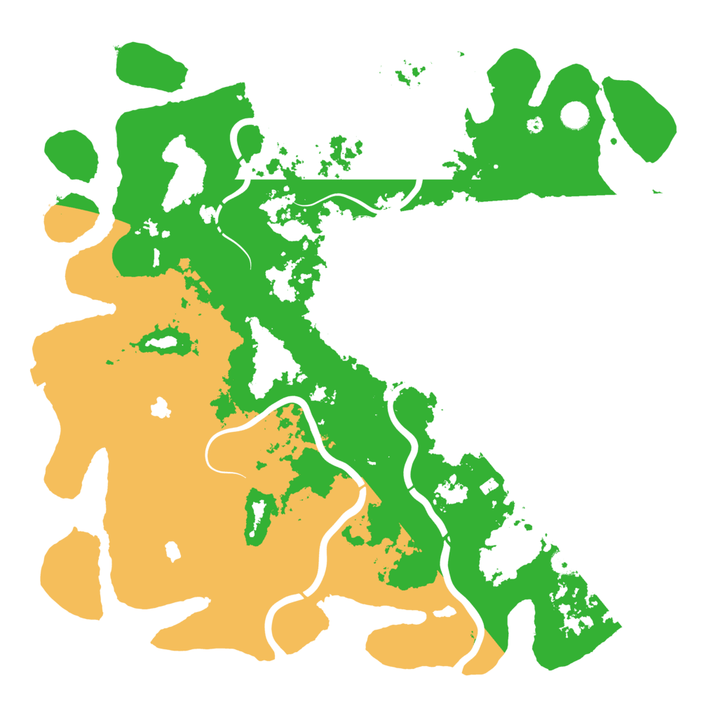 Biome Rust Map: Procedural Map, Size: 4500, Seed: 2083148713