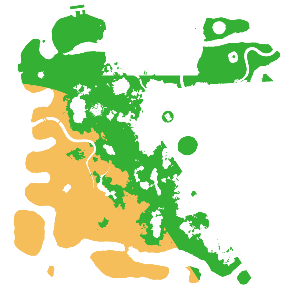Biome Rust Map: Procedural Map, Size: 4250, Seed: 13234336
