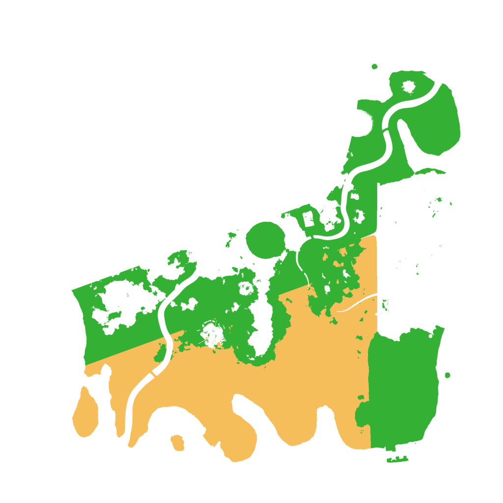Biome Rust Map: Procedural Map, Size: 3600, Seed: 44720