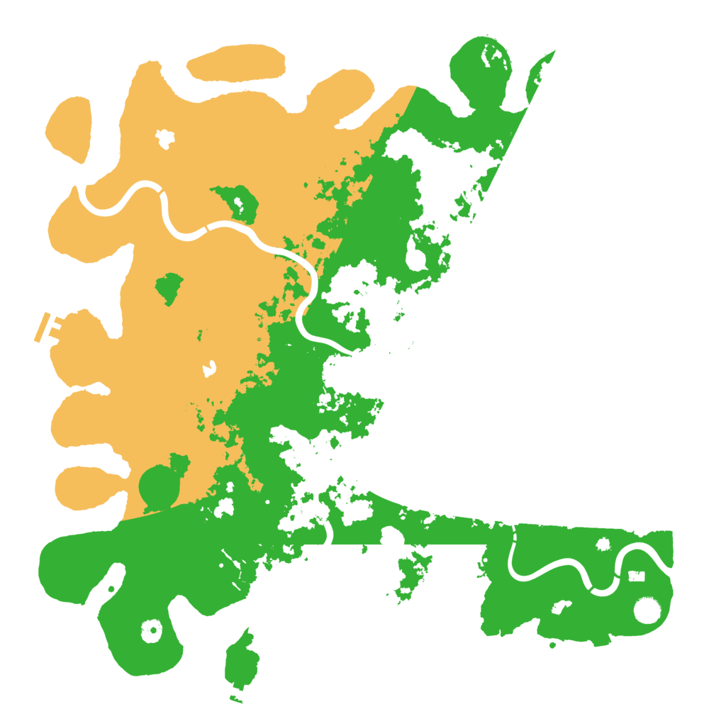 Biome Rust Map: Procedural Map, Size: 4750, Seed: 420261