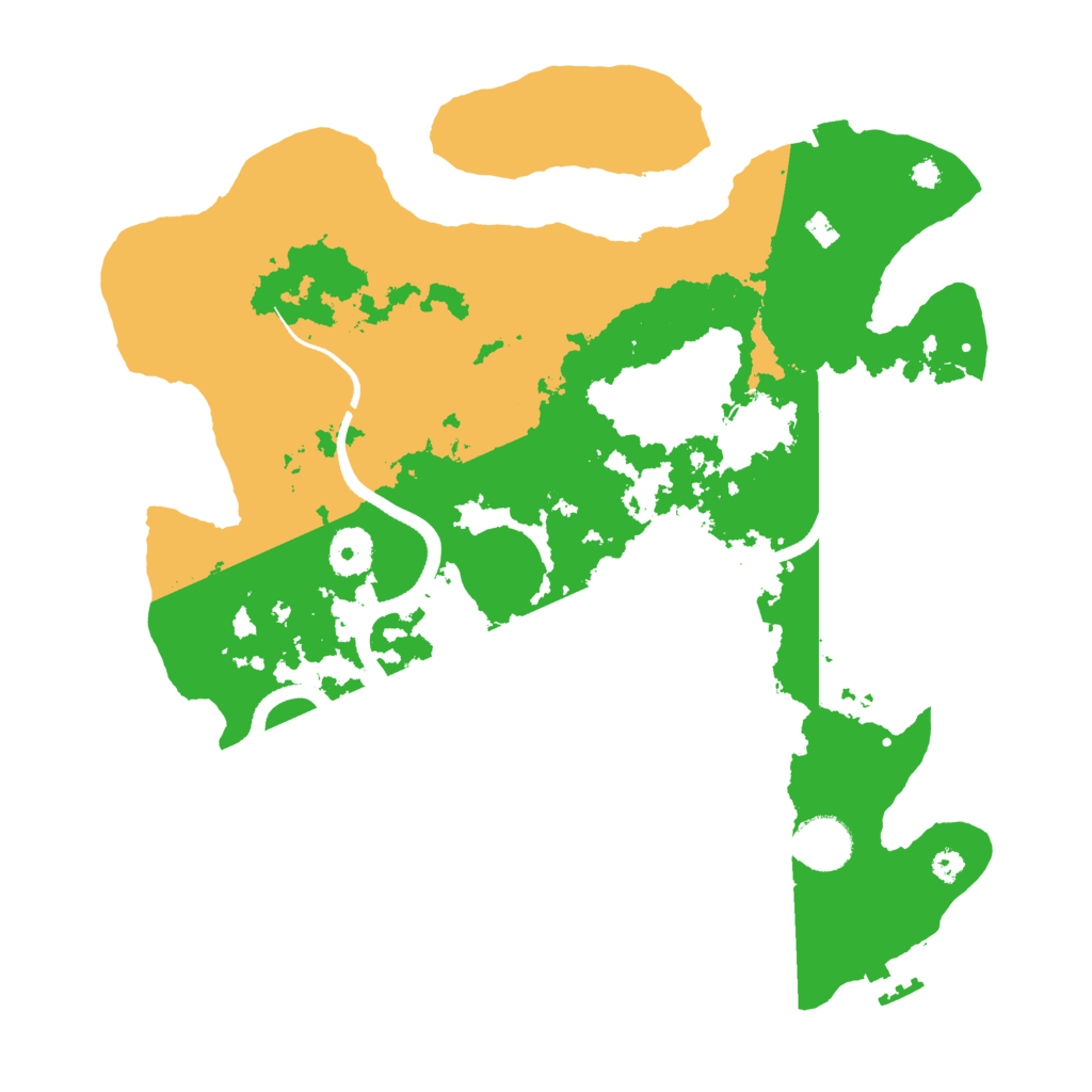 Biome Rust Map: Procedural Map, Size: 3500, Seed: 1226045821