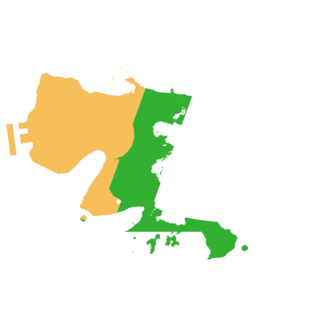 Biome Rust Map: Procedural Map, Size: 2000, Seed: 2024746409