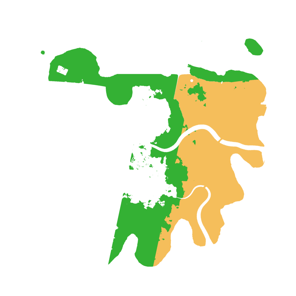 Biome Rust Map: Procedural Map, Size: 3000, Seed: 24450