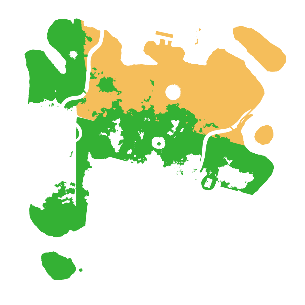 Biome Rust Map: Procedural Map, Size: 3500, Seed: 1864100326