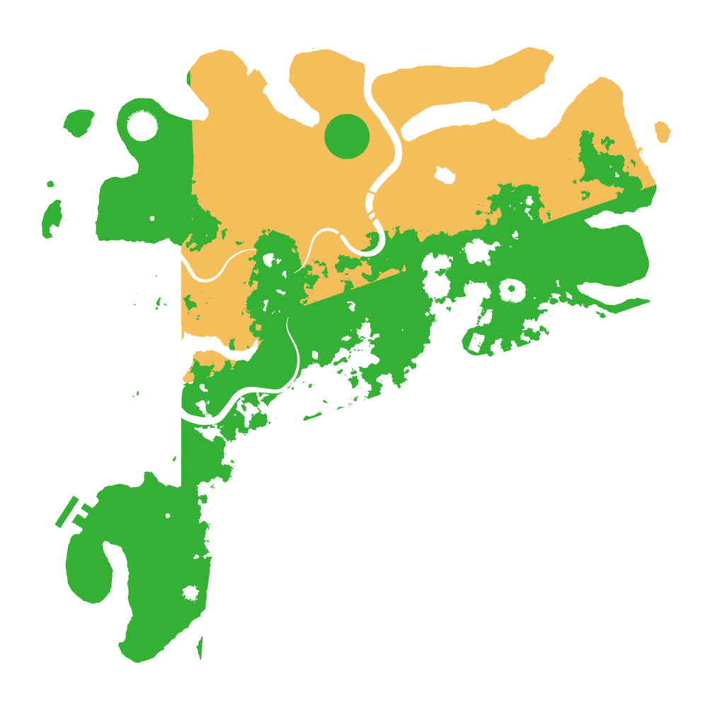 Biome Rust Map: Procedural Map, Size: 4250, Seed: 536542088