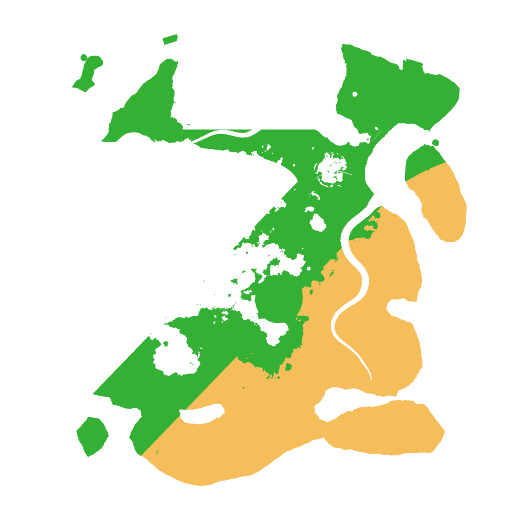 Biome Rust Map: Procedural Map, Size: 3000, Seed: 1281918304
