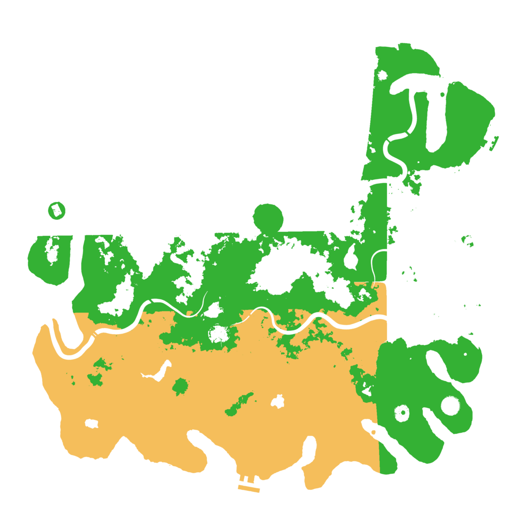 Biome Rust Map: Procedural Map, Size: 4800, Seed: 345654474