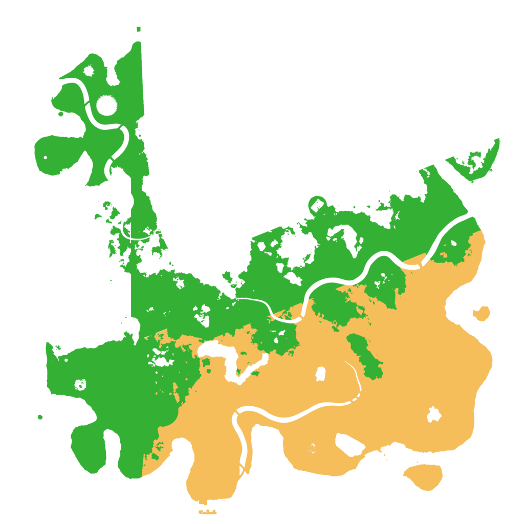Biome Rust Map: Procedural Map, Size: 4500, Seed: 85746