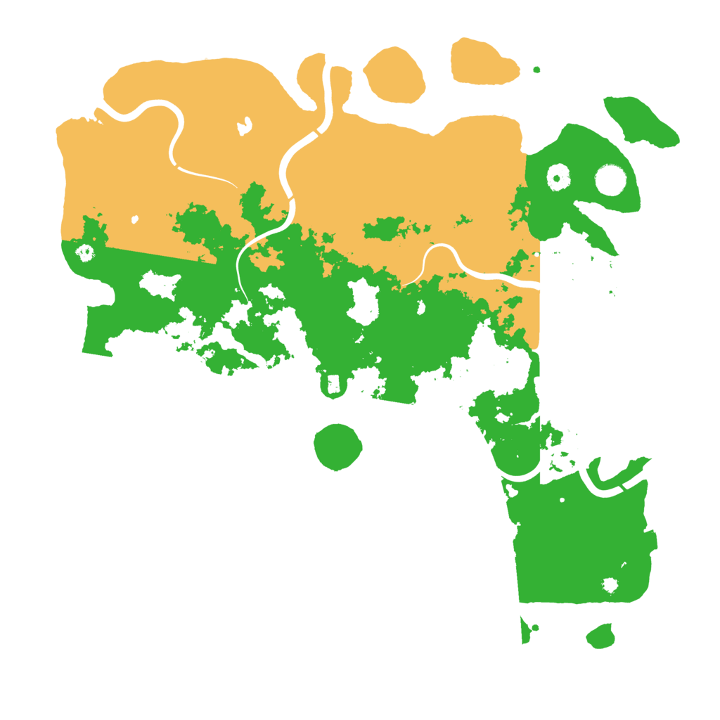 Biome Rust Map: Procedural Map, Size: 4250, Seed: 1137371671