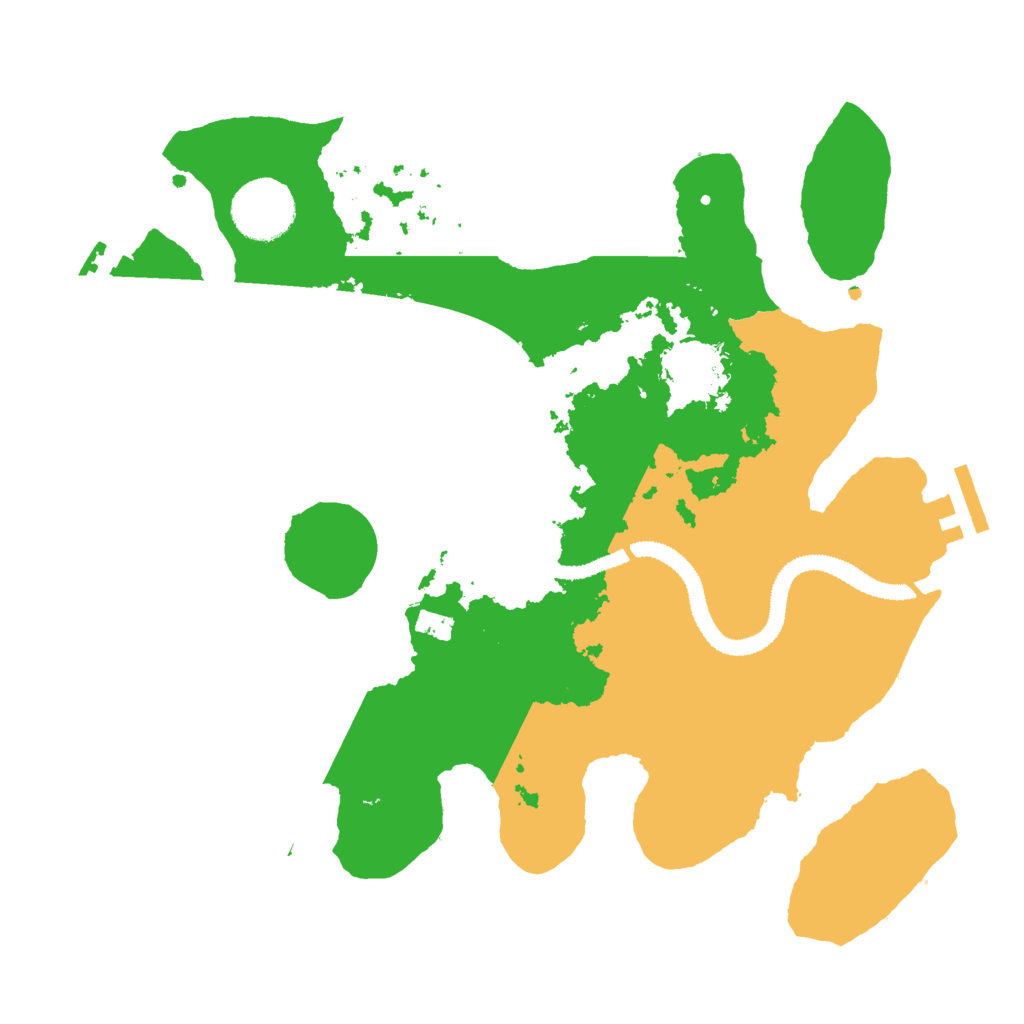 Biome Rust Map: Procedural Map, Size: 3000, Seed: 1940495221