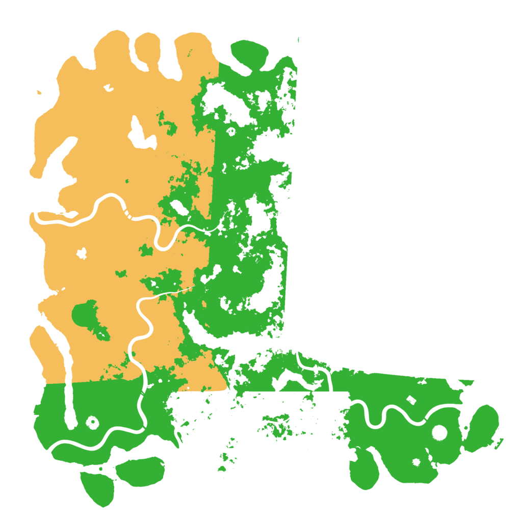 Biome Rust Map: Procedural Map, Size: 6000, Seed: 473526084