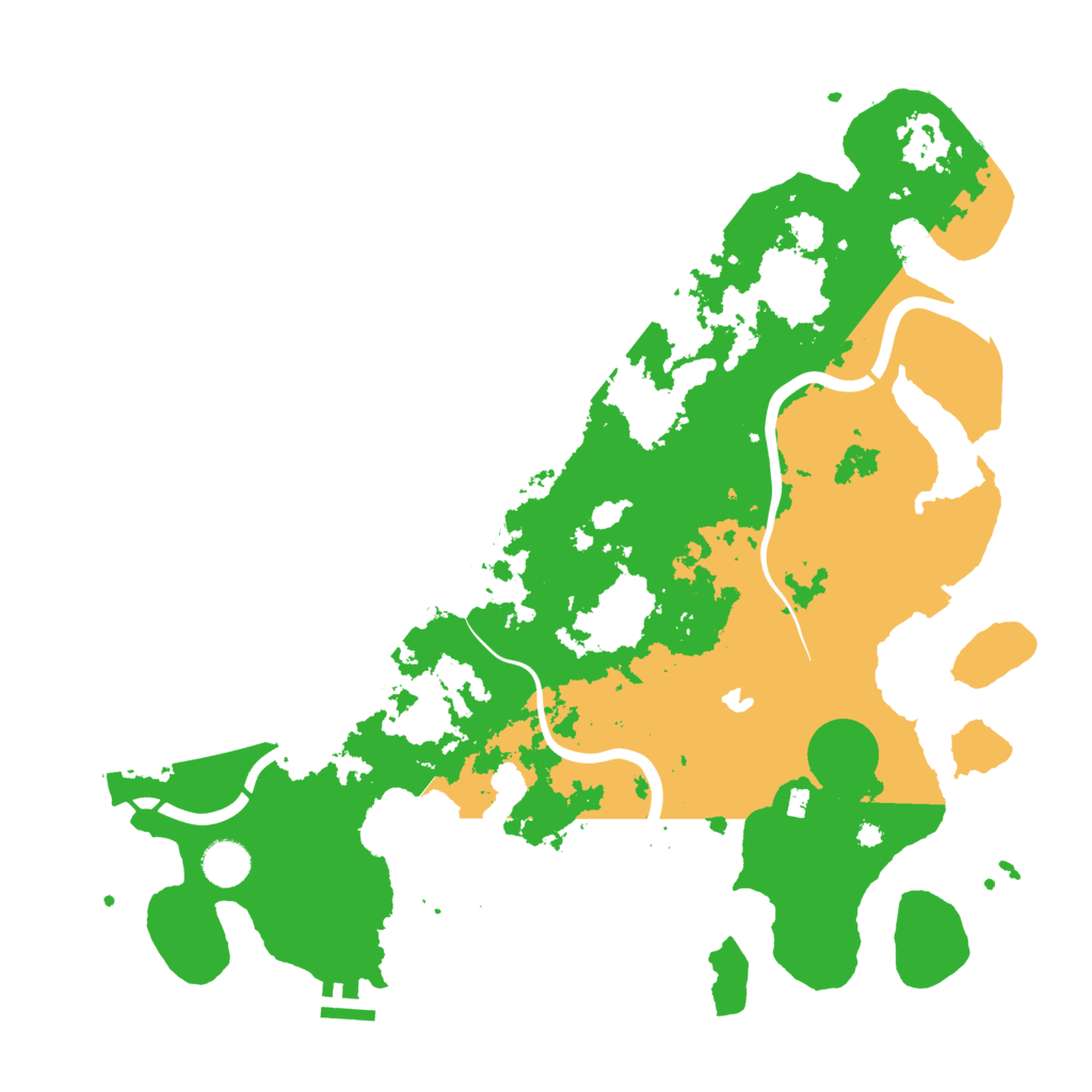 Biome Rust Map: Procedural Map, Size: 4050, Seed: 2140104278