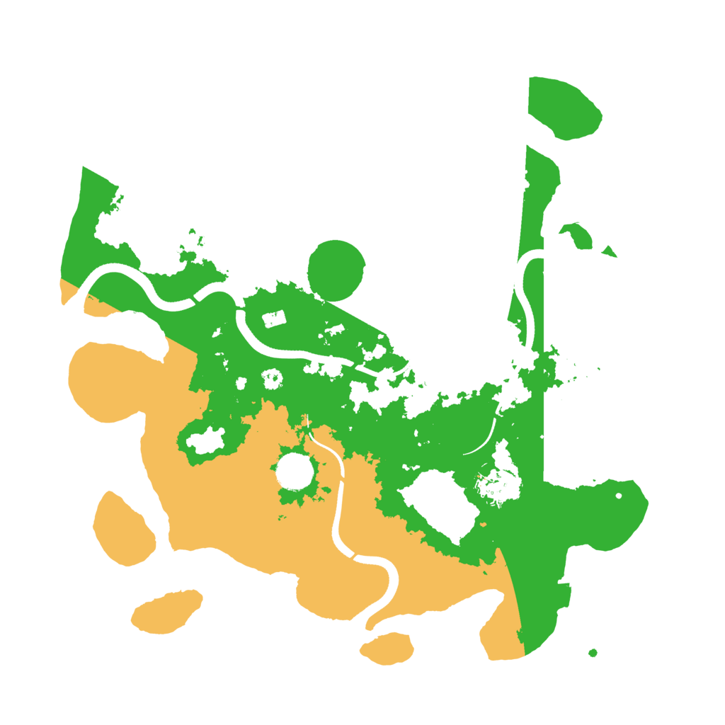 Biome Rust Map: Procedural Map, Size: 3500, Seed: 578535195