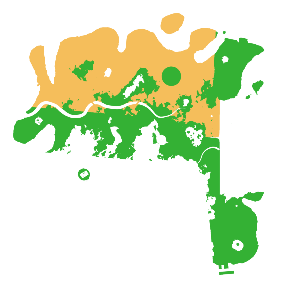 Biome Rust Map: Procedural Map, Size: 4000, Seed: 29515
