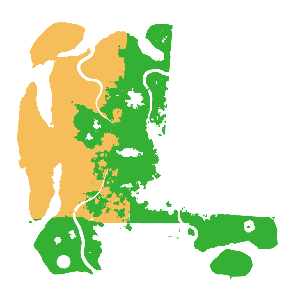 Biome Rust Map: Procedural Map, Size: 3885, Seed: 65497897