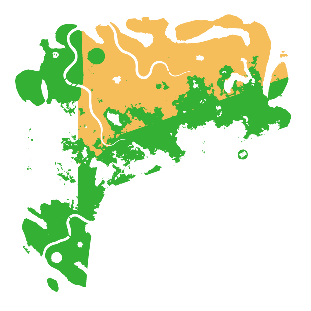 Biome Rust Map: Procedural Map, Size: 5000, Seed: 76281501