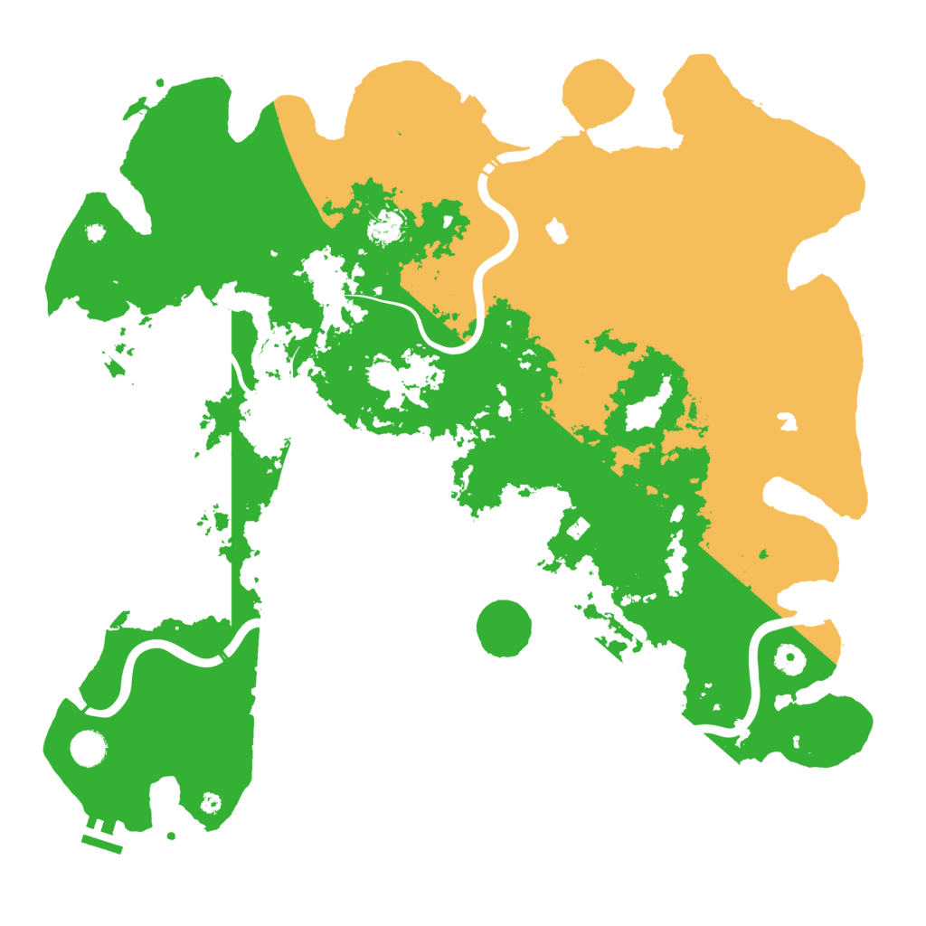 Biome Rust Map: Procedural Map, Size: 4500, Seed: 748214736