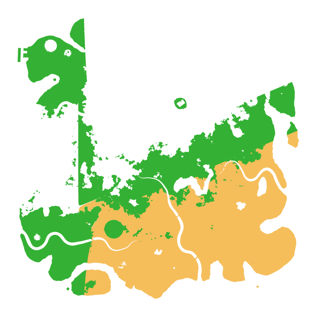 Biome Rust Map: Procedural Map, Size: 4500, Seed: 1259899608