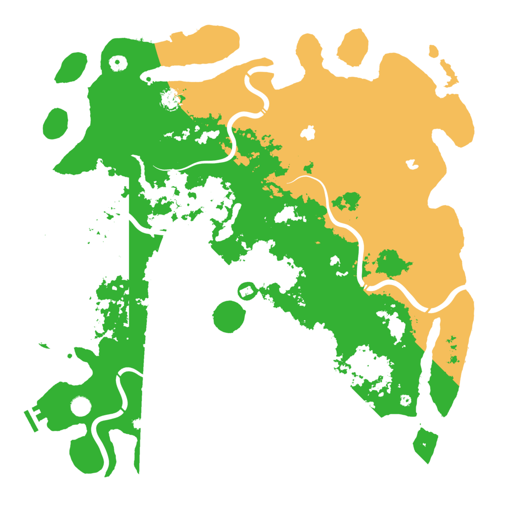 Biome Rust Map: Procedural Map, Size: 4500, Seed: 161044963