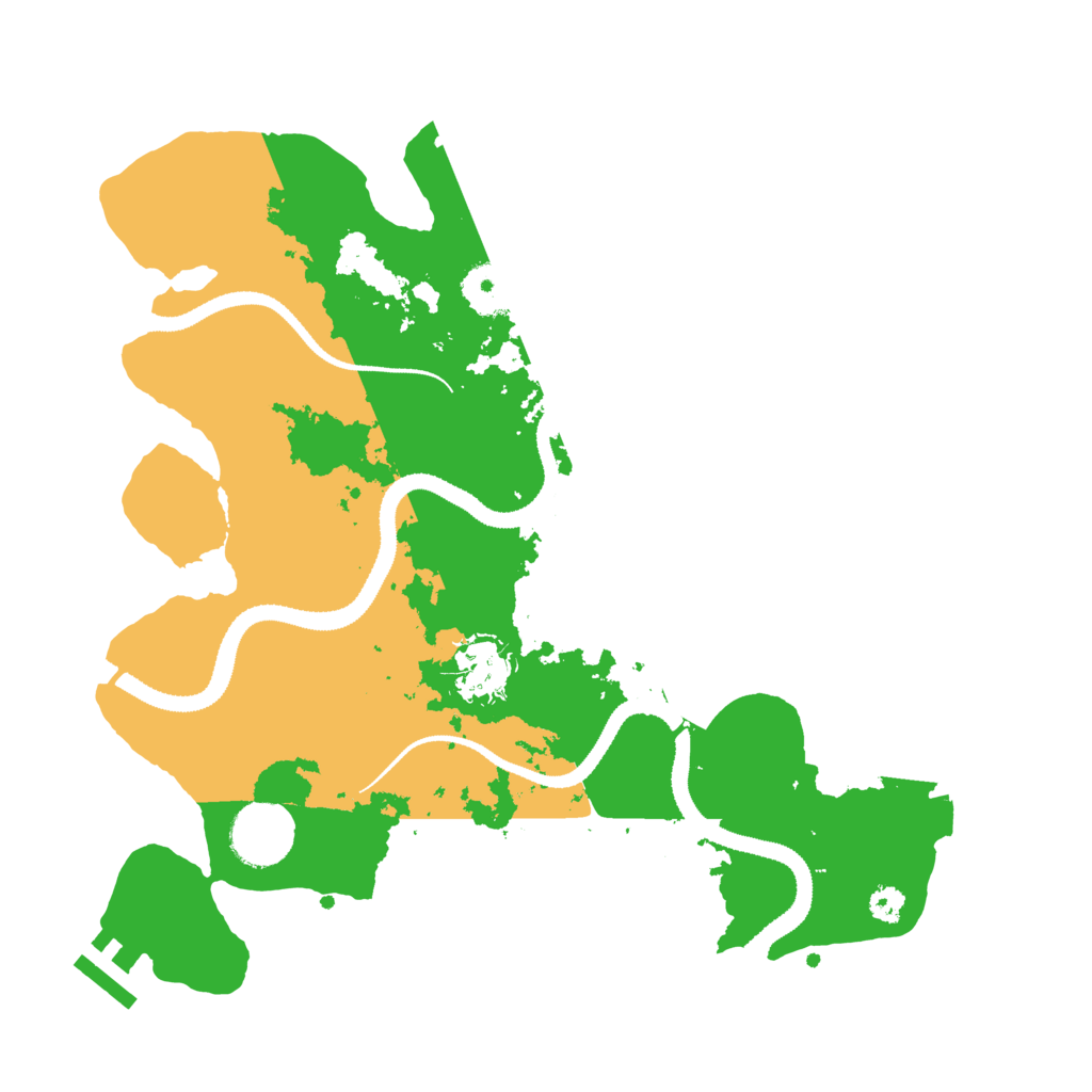 Biome Rust Map: Procedural Map, Size: 3100, Seed: 140362980