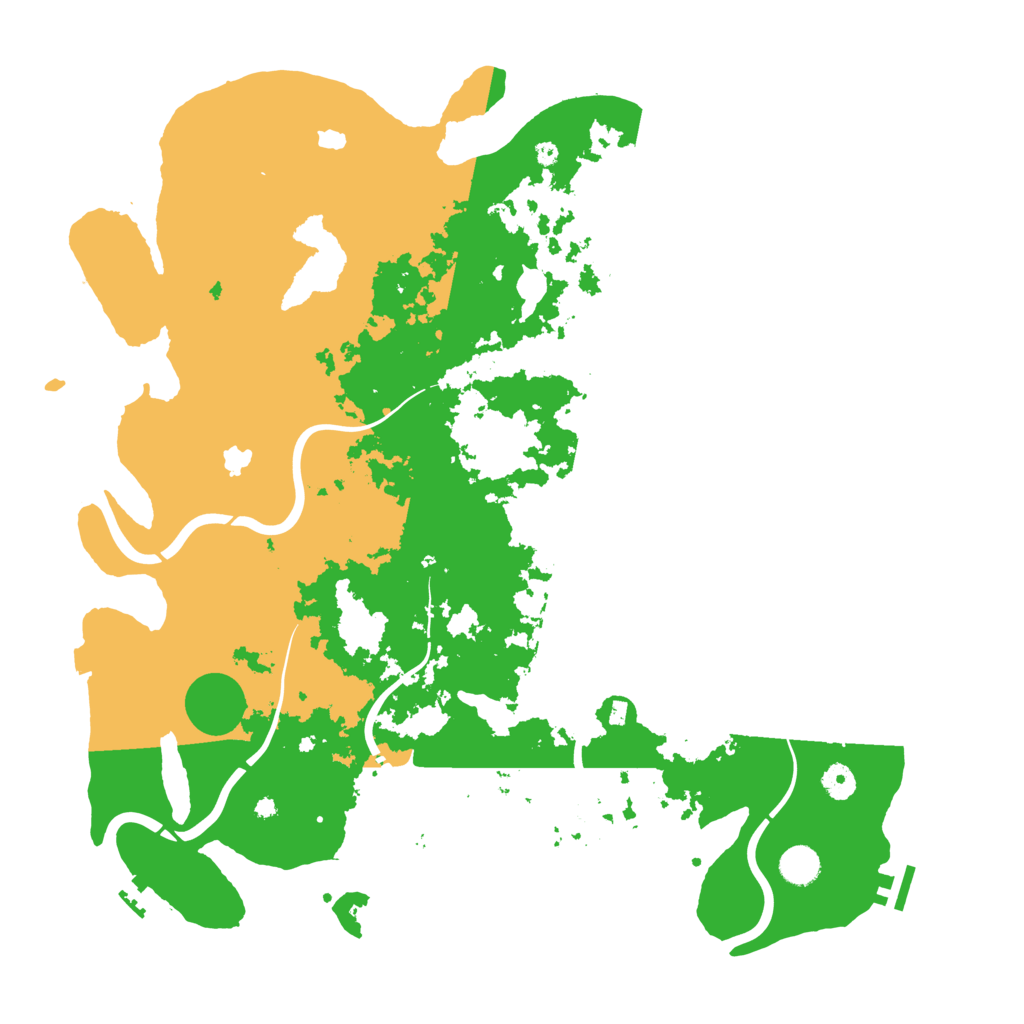 Biome Rust Map: Procedural Map, Size: 4500, Seed: 684905865