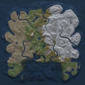 Thumbnail Rust Map: Procedural Map, Size: 4250, Seed: 1586685660, 16 Monuments