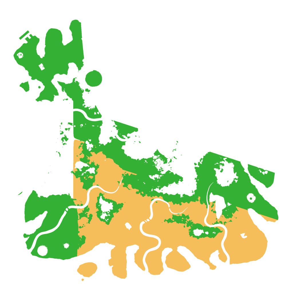 Biome Rust Map: Procedural Map, Size: 5000, Seed: 1837718917